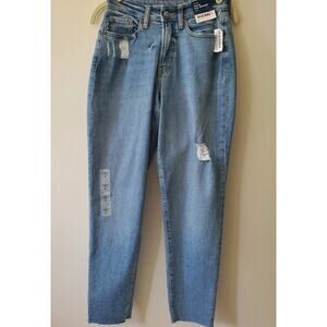 Old Navy Womens New Size 4 Hi Rise Curvy OG Straight Ankle Denim Jeans Med Wash
